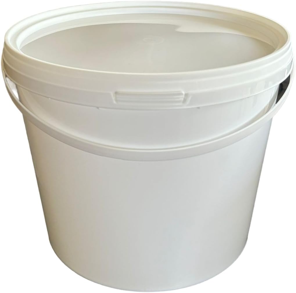 Eimer mit Deckel weiß