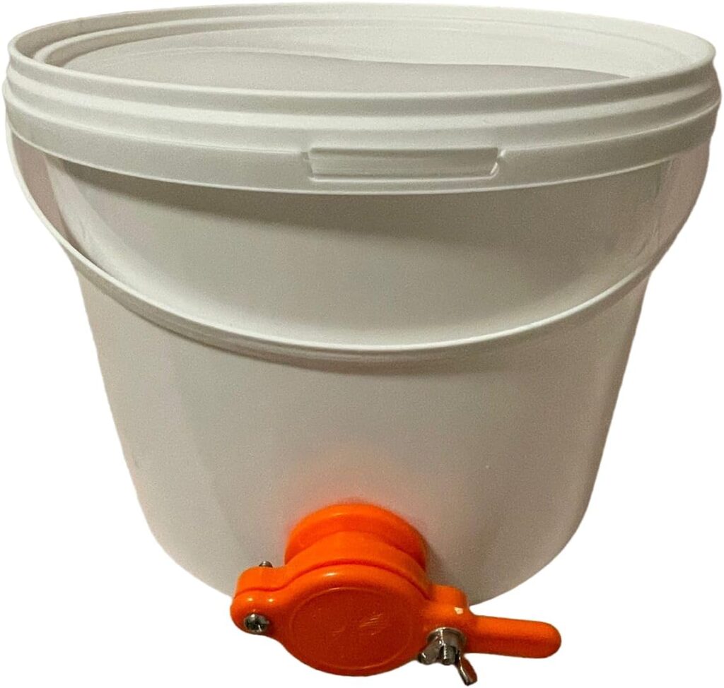 Abfülleimer Honigeimer mit Abfüllhahn und Deckel