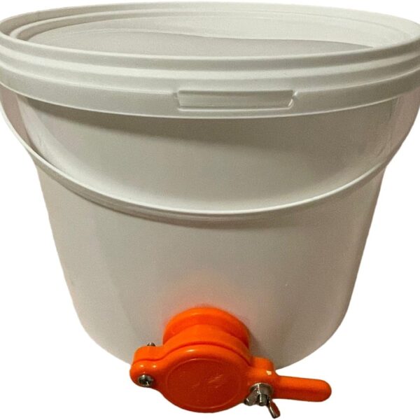 Abfülleimer Honigeimer mit Abfüllhahn und Deckel