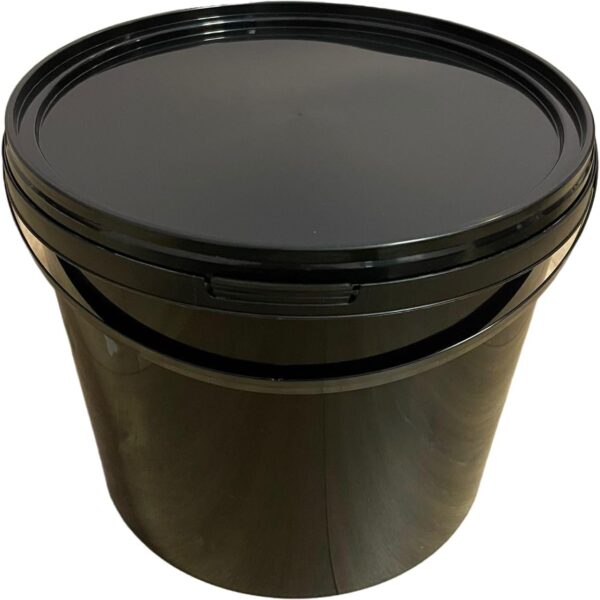 Eimer mit Deckel schwarz